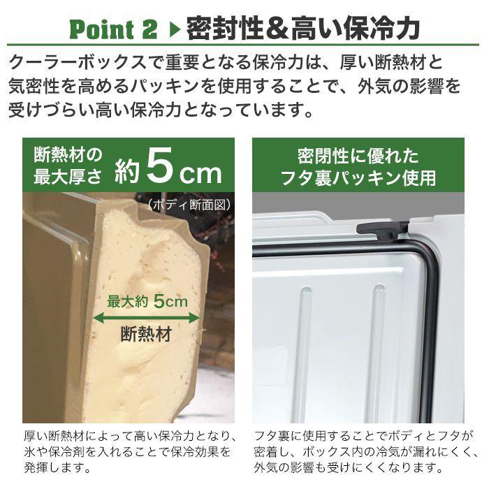 クーラーボックス 33.1L ハードクーラーボックス クーラーBOX クーラーバッグ 頑丈 密閉 断熱 保冷 ボックス アウトドア BBQ キャンプ 釣り 代引不可_6