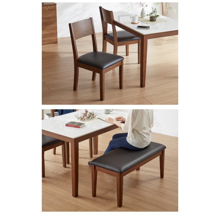 ダイニングテーブル 幅120 単品 4人掛け 傷や汚れに強いハイグロス