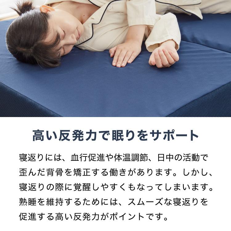 RISE 極厚高反発マットレス 350N 厚さ12.5cm シングル