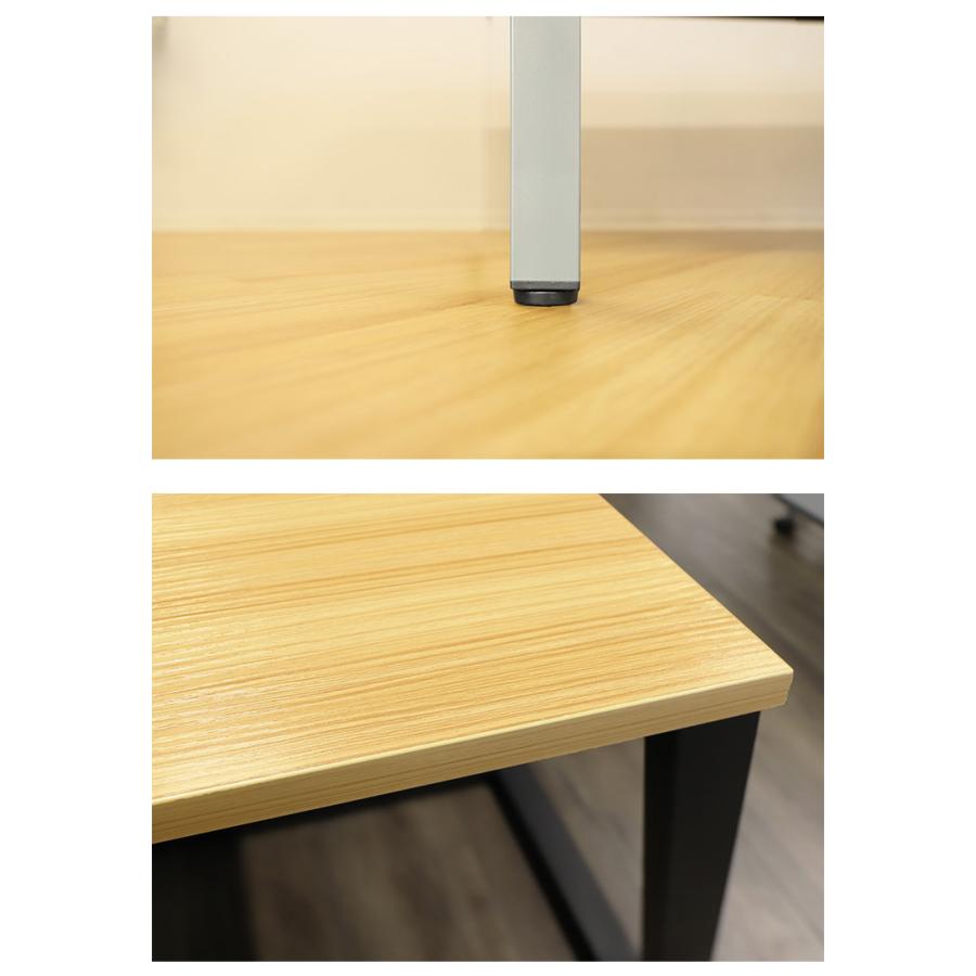 ※法人様限定販売 デスク 配線ボックス付き 240×120cm フリーアドレスデスク ミーティングテーブル ワークテーブル オフィスデスク 代引不可_9