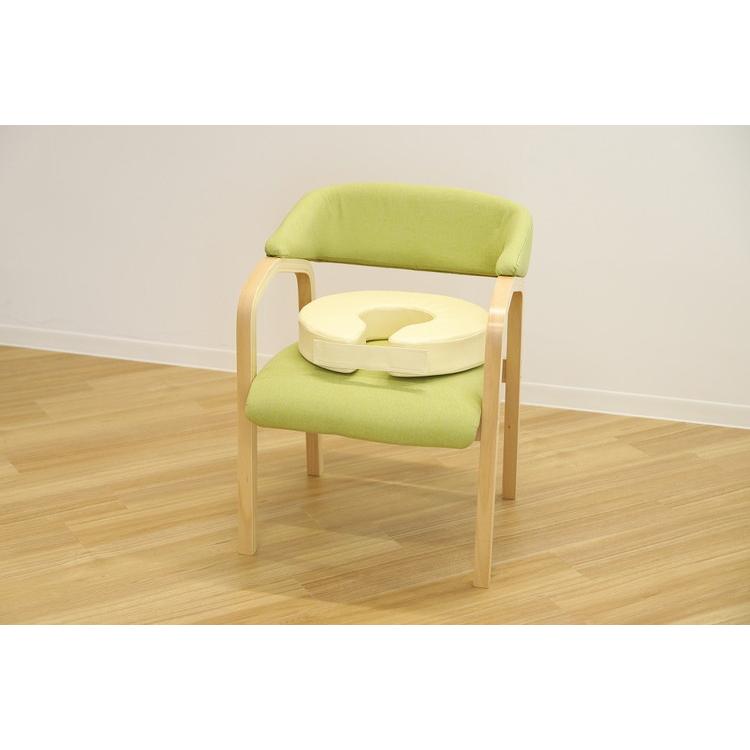 アトム 産褥椅子 背板 背もたれ 産後 痔 円座 U字 クッション 2