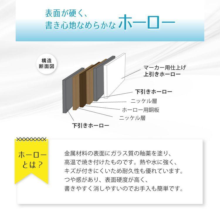 ※法人様限定販売 ホワイトボード 脚付 両面 ホーロータイプ 幅128cm 120×90 スチール マーカー 粉受 イレーサー付き キャスター付き 代引不可｜rcmdin｜08