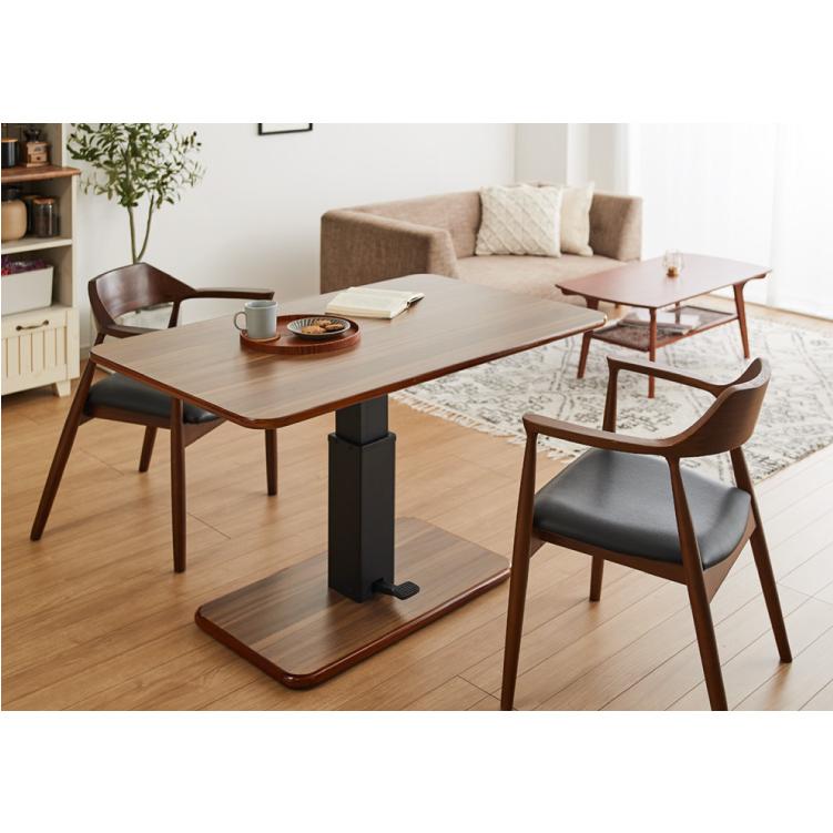 昇降式 ガス圧昇降式テーブル 120×75cm 1本脚 シンプル 昇降 昇降式 ガス圧昇降式テーブル 120×75cm 1本脚 シンプル 昇降
