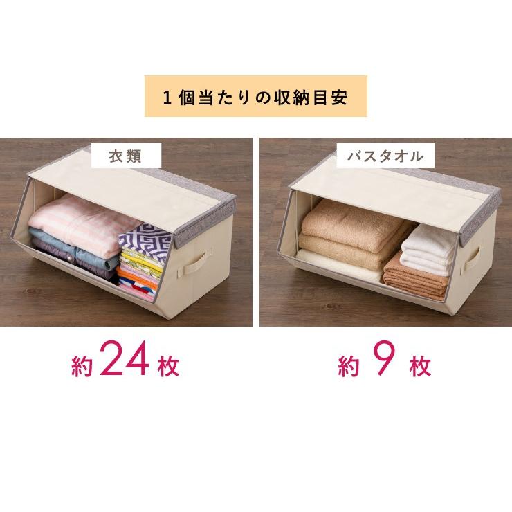 収納ボックス スタッキングボックス ワイド 衣類収納 小物収納 収納 スタッキング 衣装ケース フタ付き マルチケース 折りたたみ マグネット 9t A6 St50 リコメン堂インテリア館 通販 Yahoo ショッピング