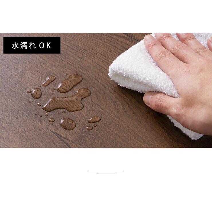 テーブル 昇降式 ガス圧昇降式テーブル 120×80cm 高さ調節 ブラウン