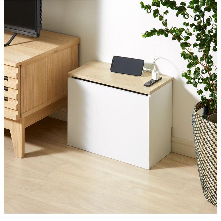 ケーブル収納ボックス コンセント付き 収納 収納ケース ケーブル