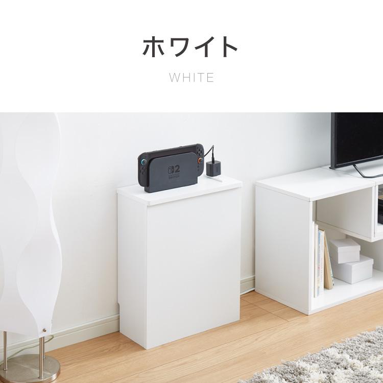 隠せる ゲーム機収納ラック Switch対応 スリム 奥行19cm ゲーム機 収納