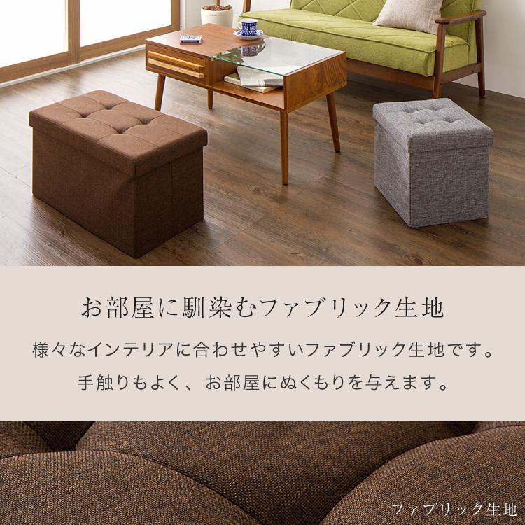 スツール 収納 コンパクト 30×60cm デザイン収納スツール ワイド