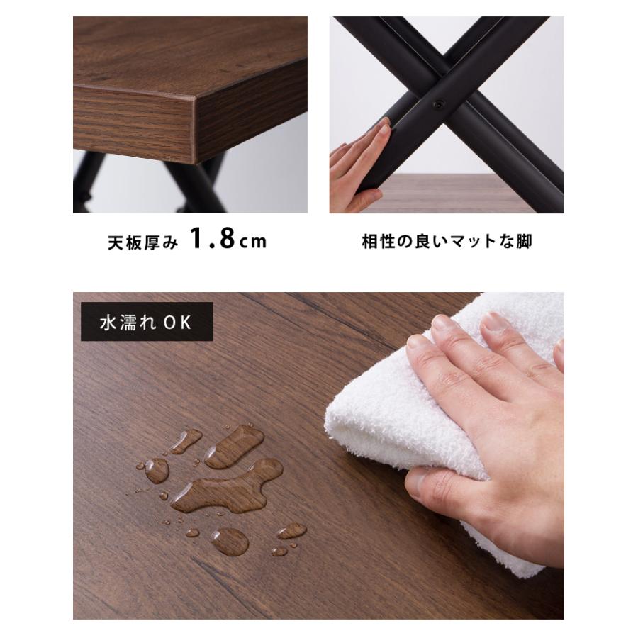 テーブル ガス圧昇降式 ミニテーブル 40×60 コンパクト 折りたたみ 