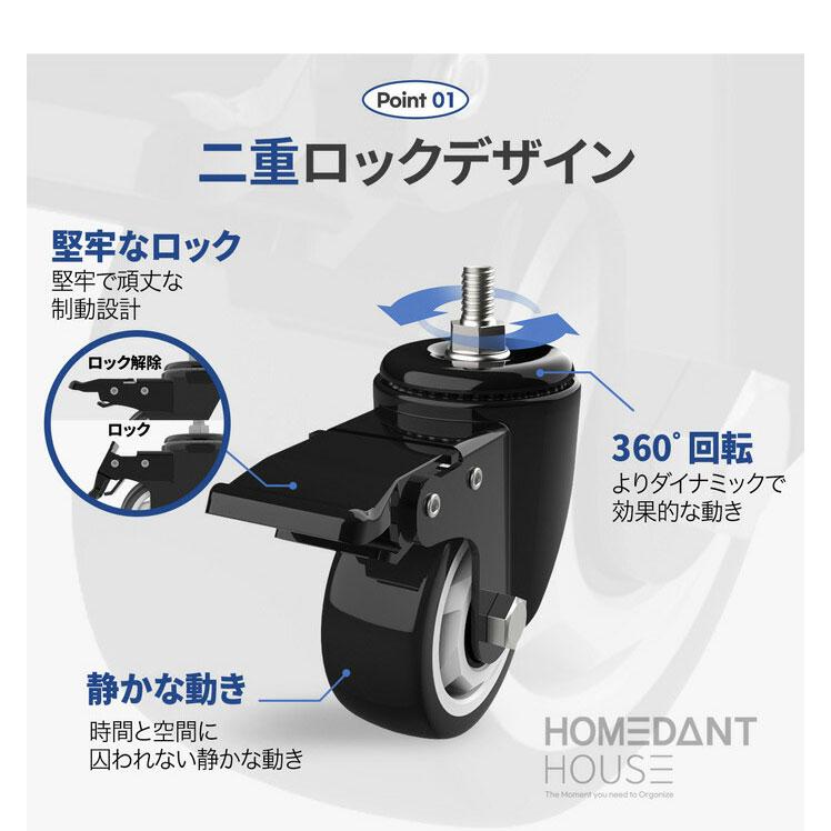 耐荷重1250kg ネジなし 落下防止付き 頑丈 スチールラック キャスター付き ラック 棚 5段 幅120 奥行40 高さ180cm 耐荷重120kg 工具付き_3