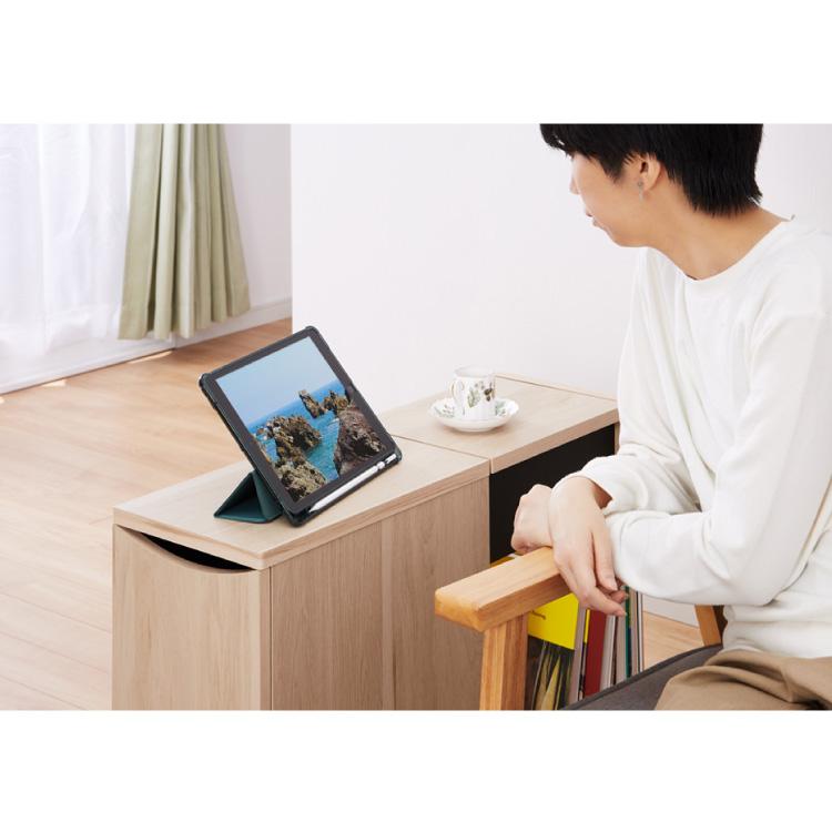 アンティーク　サイドテーブル　ナイトテーブル　引き出し　飾り棚　ブックラック 木目調 ソファサイド 収納庫 サイドテーブル ナイトテーブル 脇