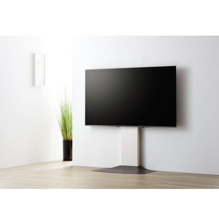 インテリアテレビスタンド ハイタイプ 48~77V 対応 壁寄せテレビ台 TV