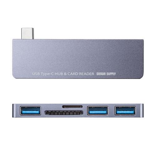 5個セット サンワサプライ USB Type-Cハブ カードリーダー付き USB-3TCHC18GYX5 代引不可｜rcmdin｜05