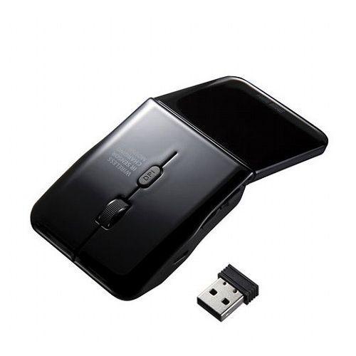 5個セット サンワサプライ 静音ワイヤレス IR LEDマウス 5ボタン・薄型 MA-WIR1175BKX5 代引不可