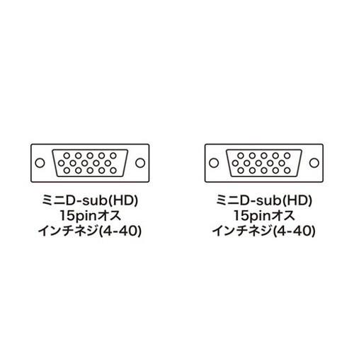 サンワサプライ CRT複合同軸ケーブル KB-CHD152K2 代引不可｜rcmdin｜05