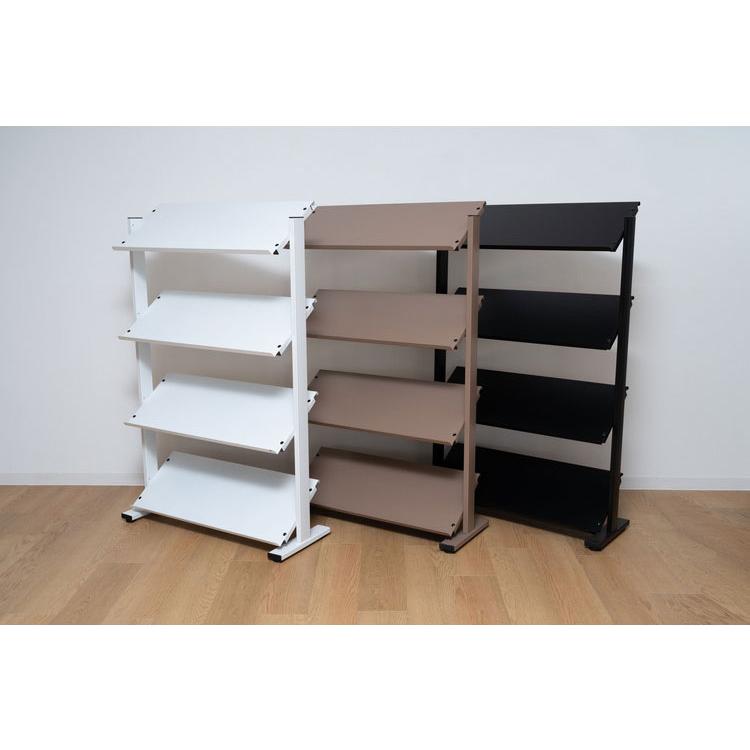 2WAY 4段 ラック 幅80.5cm シェルフ 棚 収納棚 オープンラック 本棚