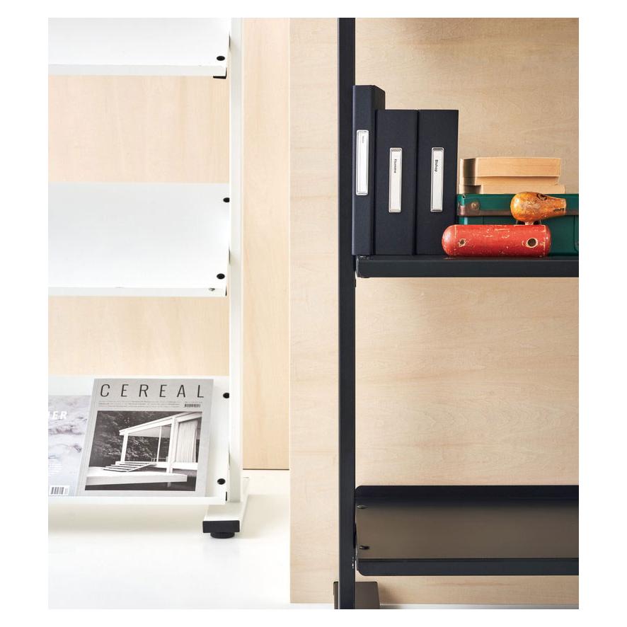 2WAY 4段 ラック 幅80.5cm シェルフ 棚 収納棚 オープンラック 本棚