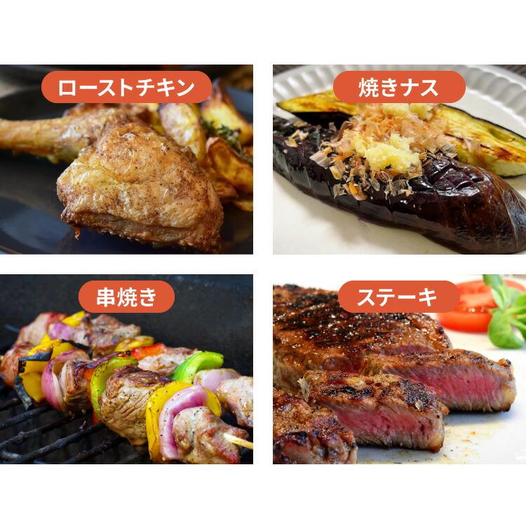 simplus（シンプラス） マルチロースター フィッシュロースター 両面