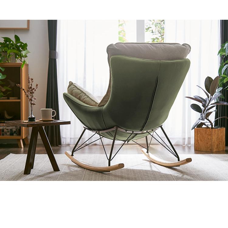 リコメン堂 ロッキングチェア リラックス 1人掛け 幅80cm おしゃれ