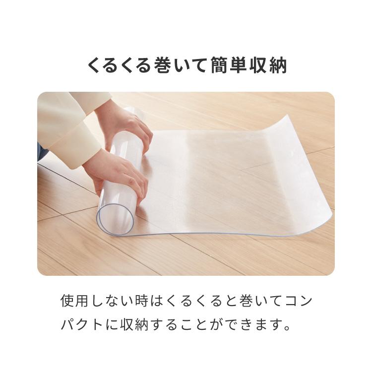 チェアマット 透明 クリア 厚さ2mm 60×60 60 撥水 透明マット 透明