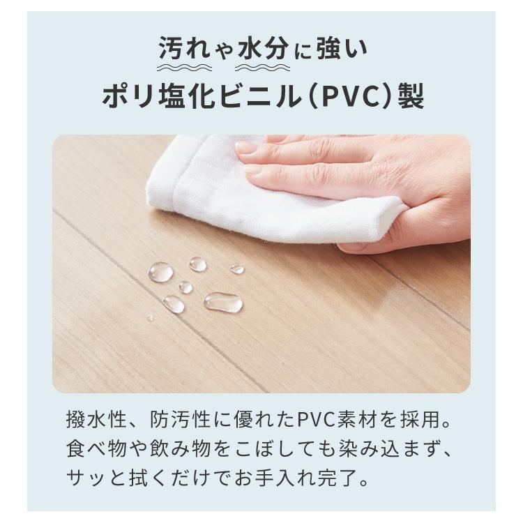 チェアマット 透明 クリア 厚さ2mm 60×60 60 撥水 透明マット 透明