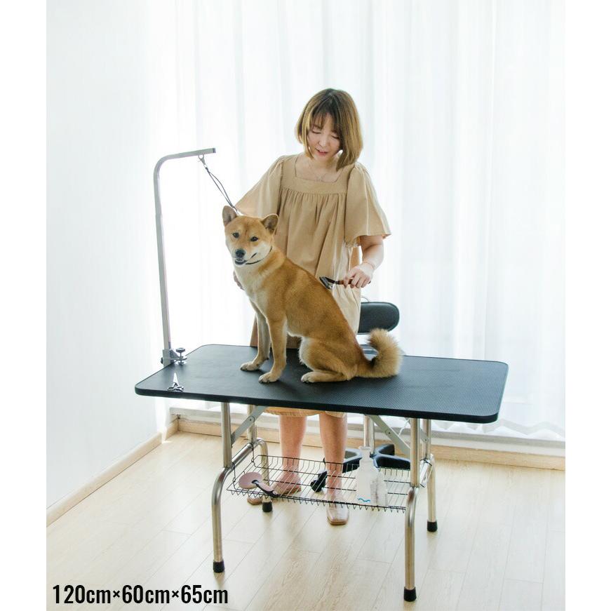 リコメン堂 トリミングテーブル 折りたたみ 大型 幅120cm 収納