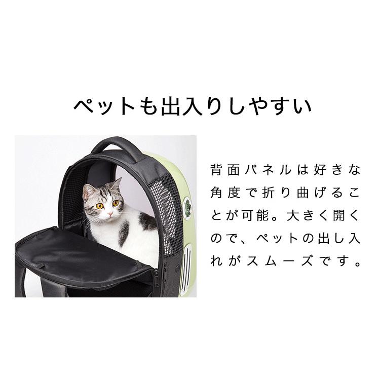 リコメン堂 ペットキャリー リュック 送風 ライト付き 軽量 換気口