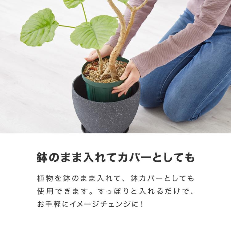リコメン堂 植木鉢 鉢 直径23cm 8号 おしゃれ モダン ガーデニング