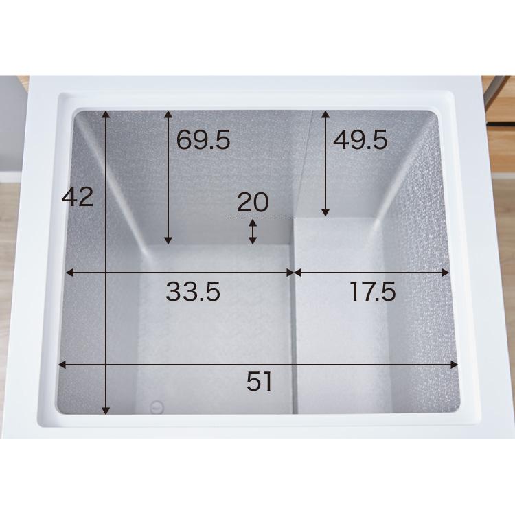 【美品・購入2か月】SIMPLUS 冷凍庫 148L 大容量 上開き 家庭用 simplus（シンプラス） 冷凍庫 上開き 148L 庫内灯付き バスケット付き