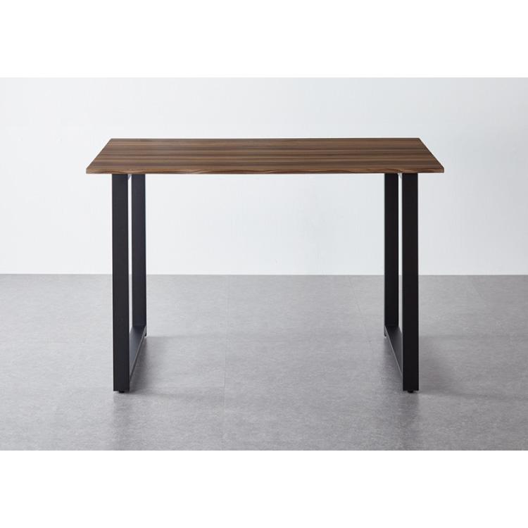 リコメン堂 テーブル脚 スチール脚 ねじ付き 高さ68.4~69.4cm ブラック