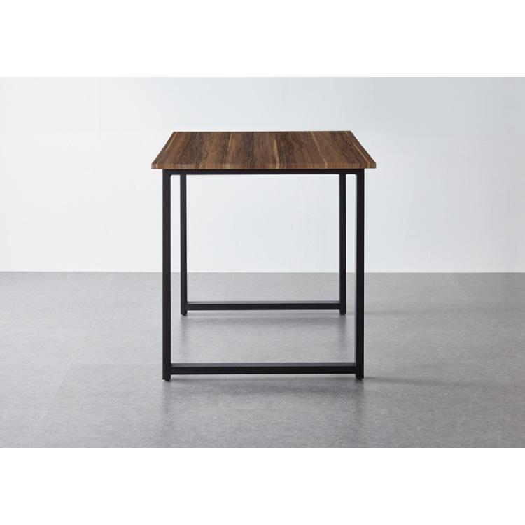 リコメン堂 テーブル脚 スチール脚 ねじ付き 高さ68.4~69.4cm ブラック