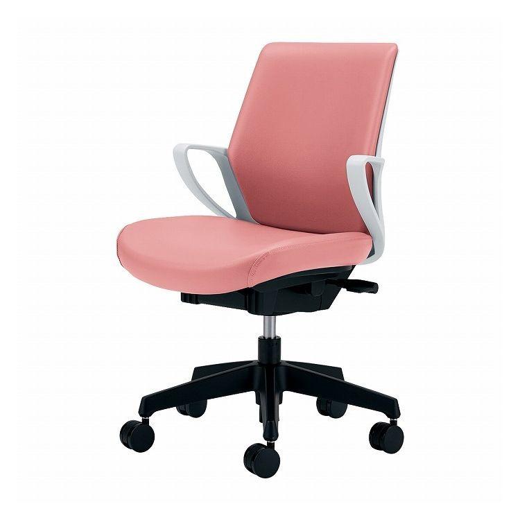 オフィスチェア ピコラ ローバック エコPVCレザー張 CR