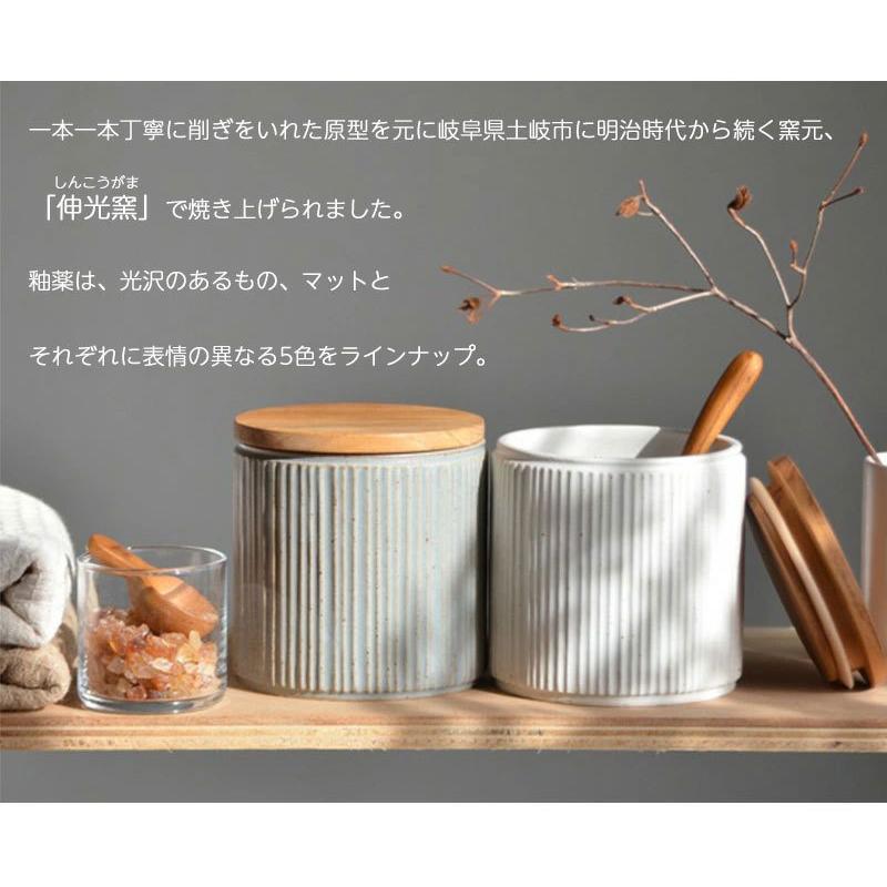 キャニスター Sa00 ロロ Lolo 保存容器 陶器 木蓋 日本製 キッチン おしゃれ カフェ 4ml 調味料 丸形 筒型 ストッカー シリコンパッキン 塩 砂糖 代引不可 Cq 2102lo003 リコメン堂インテリア館 通販 Yahoo ショッピング