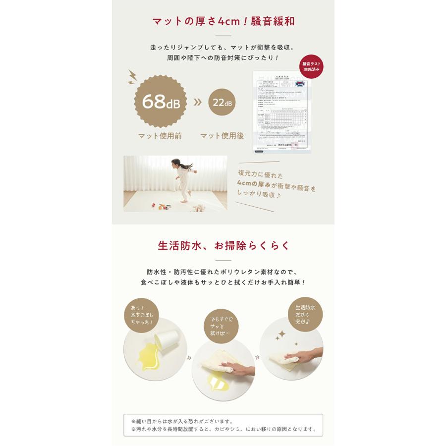 popomi ポポミ 抗菌プレイマット CLEAN 160×200cm 抗菌 プレイマット