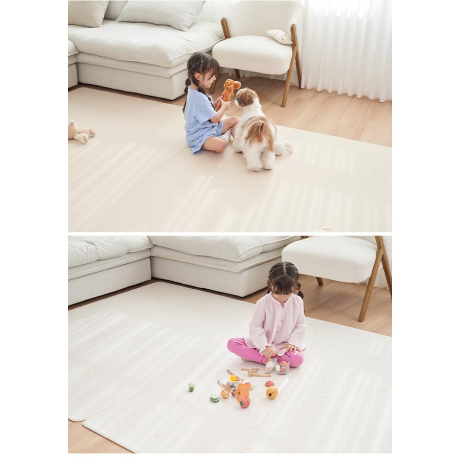 popomi ポポミ 抗菌PVCマット 140×180×0.7cm 抗菌 PVC ペットマット クッションマット 犬 床暖房 撥水 防水 滑り止め ペット マット 大理石 防炎 代引不可