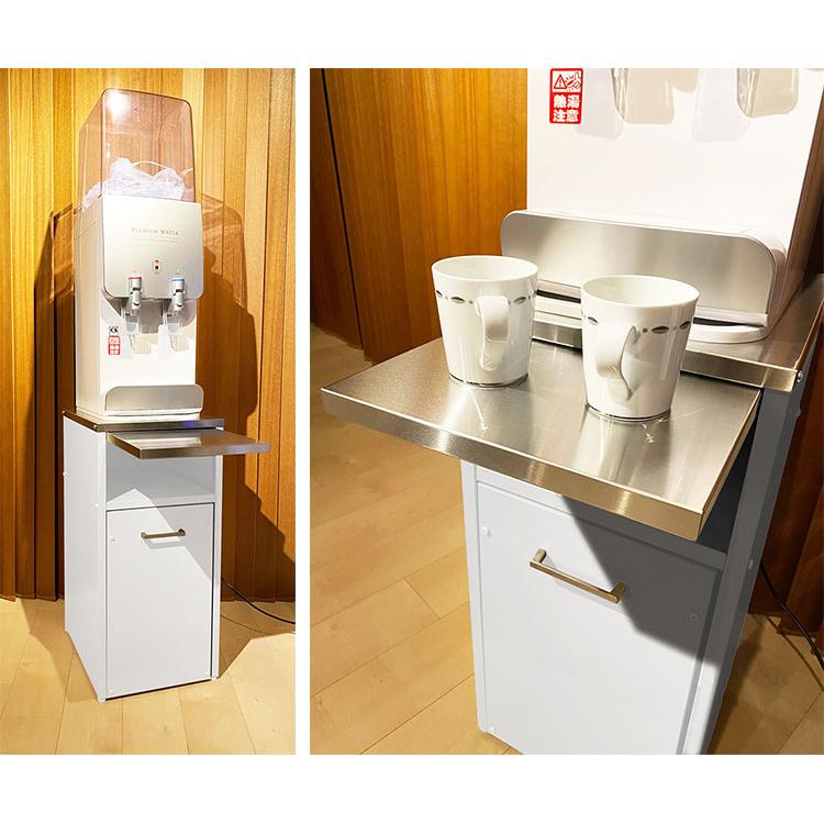 日本製 ウォーターサーバーラック スライドトレー付き 幅35cm