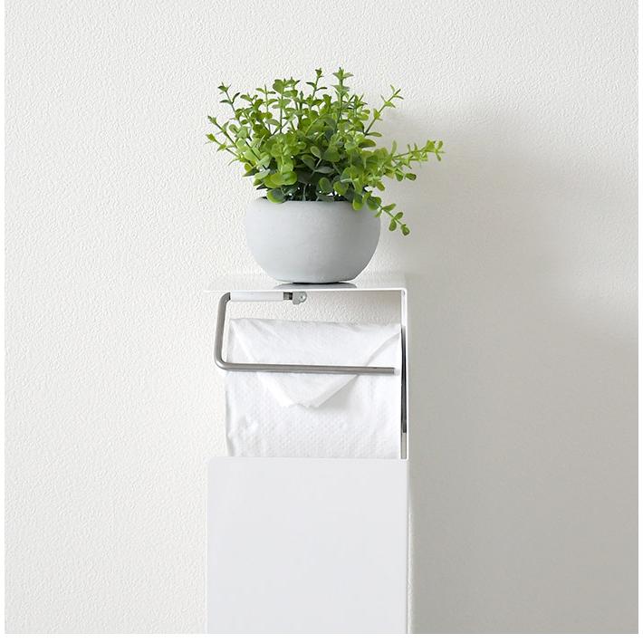 日本製 トイレットペーパーホルダー 自立式 スリム スタンド式