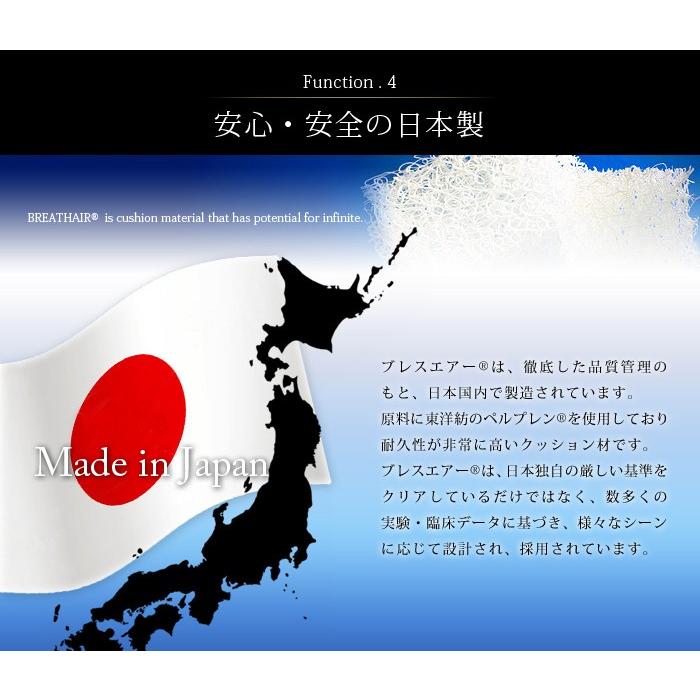 ブレスエアーR お昼寝マット 枕付 洗える 日本製 東洋紡 三次元