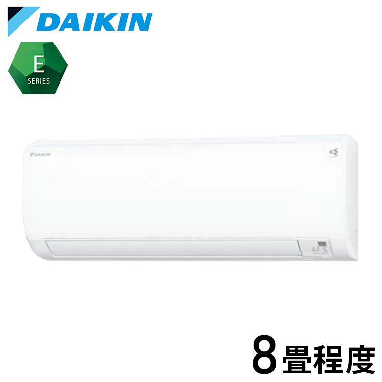 ダイキン ルームエアコン 冷暖除湿 Eシリーズ S253ATES-W:F253ATES-W +  