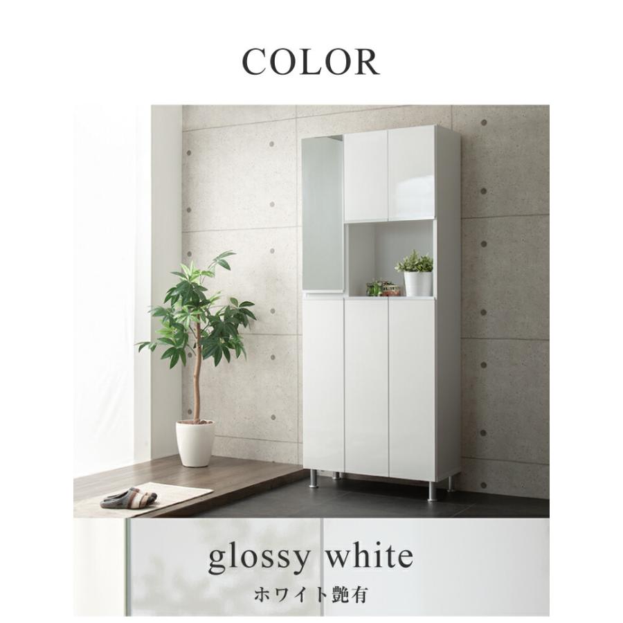 シューズボックス ハイタイプ ミラー付き 国産 大川家具 完成品 シューズボックス ハイタイプ ミラー付き 国産 大川家具 完成品
