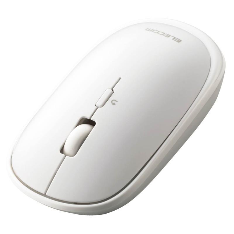 エレコム ワイヤレスマウス BlueLED Bluetooth 4ボタン 薄型 モバイルマウス 収納ポーチ付き 割り当て機能 ホワイト M-TM10BBWH 代引不可｜rcmdin｜09
