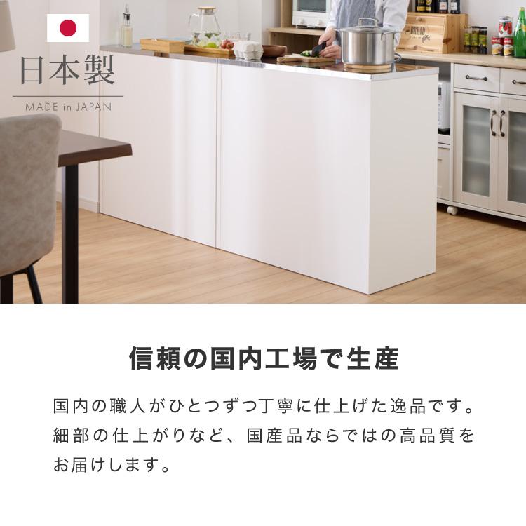 キッチンカウンター 幅120cm キッチンカウンター ステンレス天板 120cm 他とは違う職人加工の超