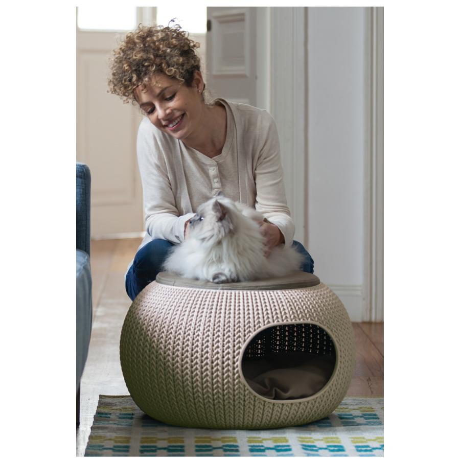 ベッド・クッション・ハウス keter cozy  ペットホーム ペットベッド クッション 犬 猫 KETER ケータ― COZY