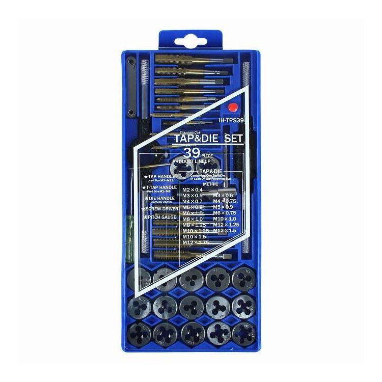 イトー 修正用タップ&ダイスセット チタンコート 39pcs IH-TPS39 代引