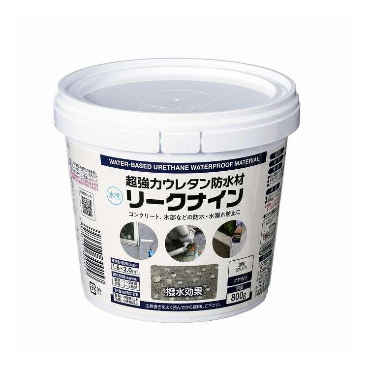 アサヒペン 超強力ウレタン防水材 リークナイン 透明 クリア ツヤあり