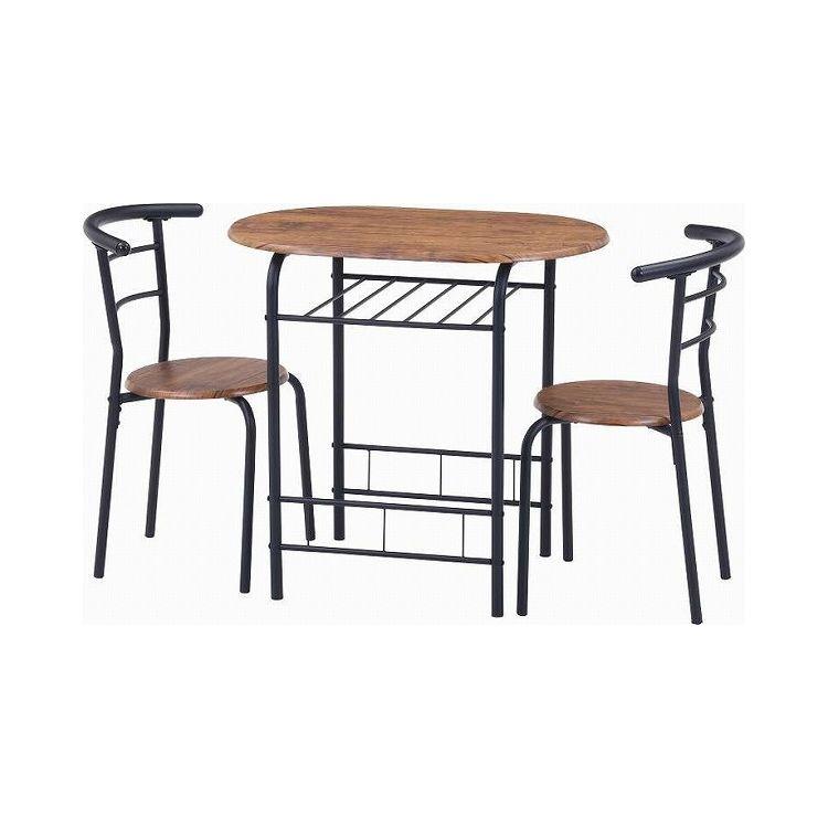 ダイニング3点セット WH 14599 BR 14600 代引不可 : リコメン堂  