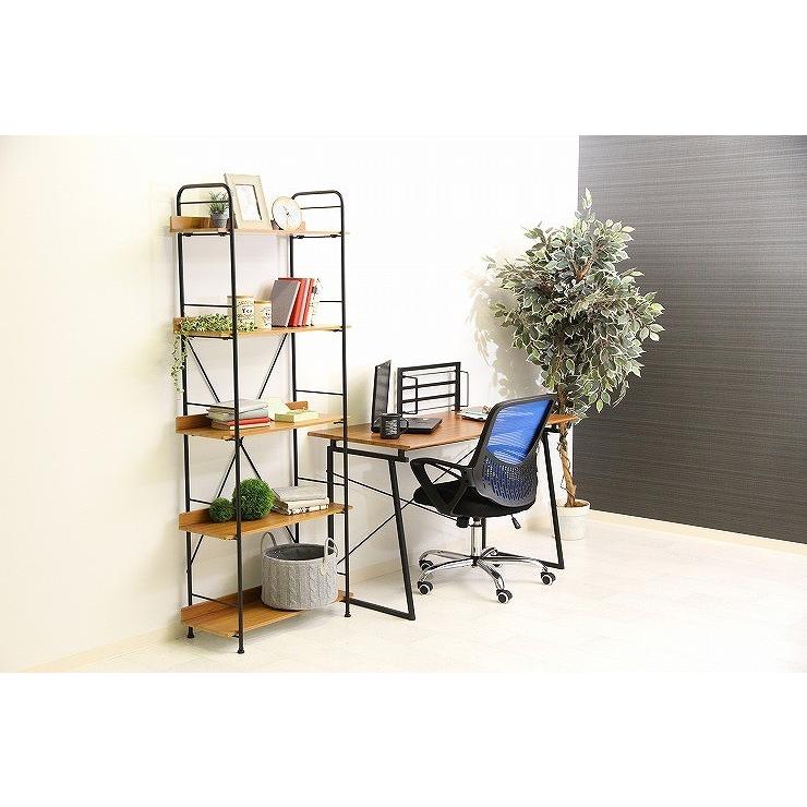 マルチシェルフ5段 SMART W710×D310×H1510mm MDF スチール おしゃれ 代引不可_5