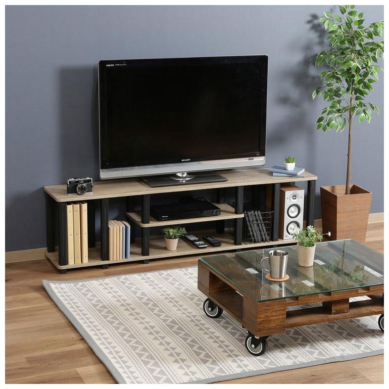 TVラック 幅150cm テレビ台 北欧 木目調 ローボード オープン収納