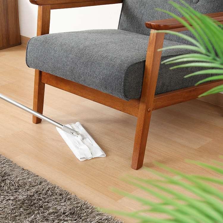 厚手ファブリックソファ ミート 1P GY BR ソファ ファブリック 一人  