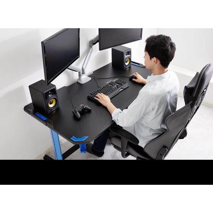 ゲーミングデスク 幅120 高さ73 奥行65 ゲームデスク PCデスク